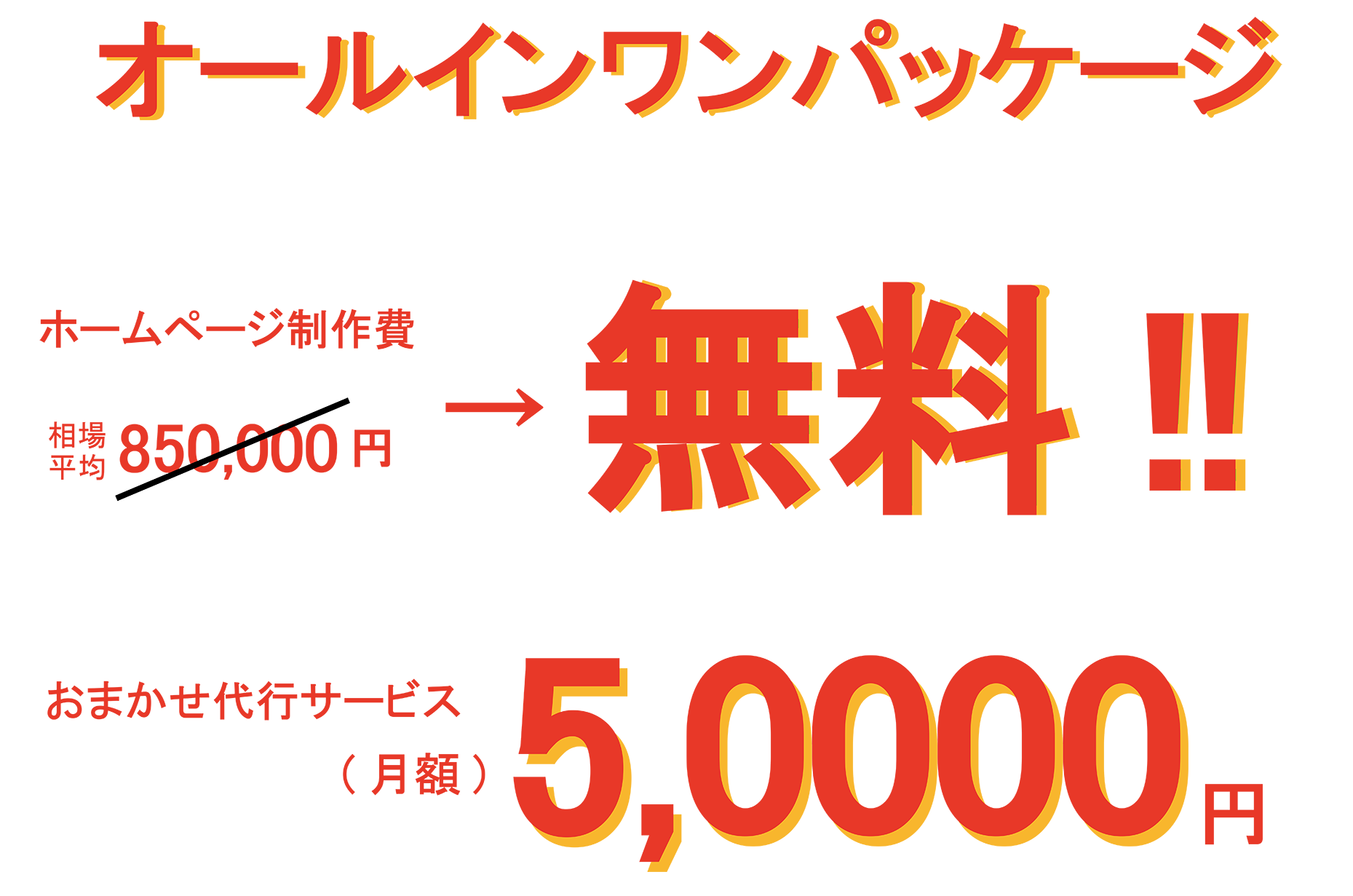 格安ホームぺージ制作料金